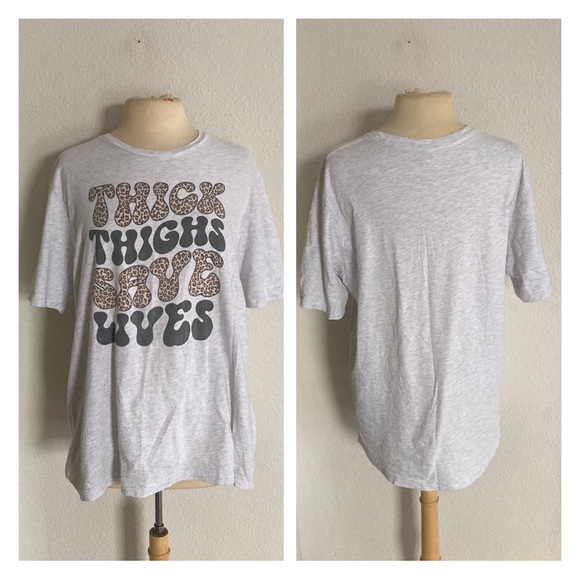 Tops - ❤️$10 BUNDLE SALE WAS $23 Thick Thighs Save Lives tshirt